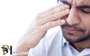 علت مگس پران چشم در جوانی
