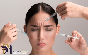 بوتاکس صورت برای درمان خطوط اخم
