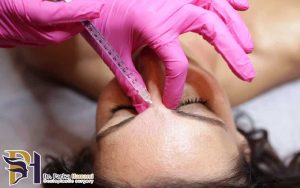 بوتاکس برای درمان خطوط افقی پیشانی